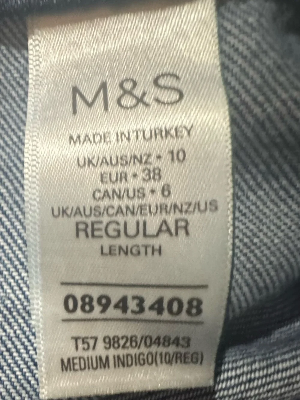 M&S Collection Denim High Waisted Maxi Asymmetric Skirt
